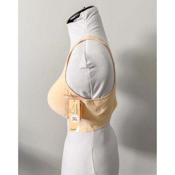 Truekind Daily Comfort Wirefree Bra in Beige - NWT! - Size 3X - Picture 2 of 8